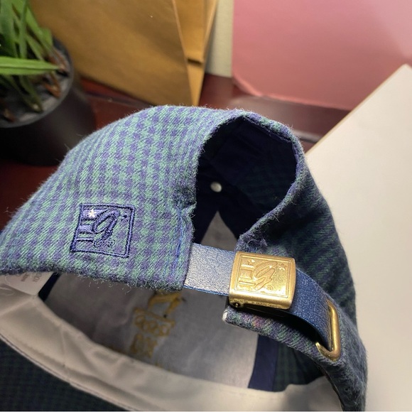 1996 Atlanta Olympics Vintage Blue / Green Plaid Embroidered Vintage Hat - Picture 6 of 9